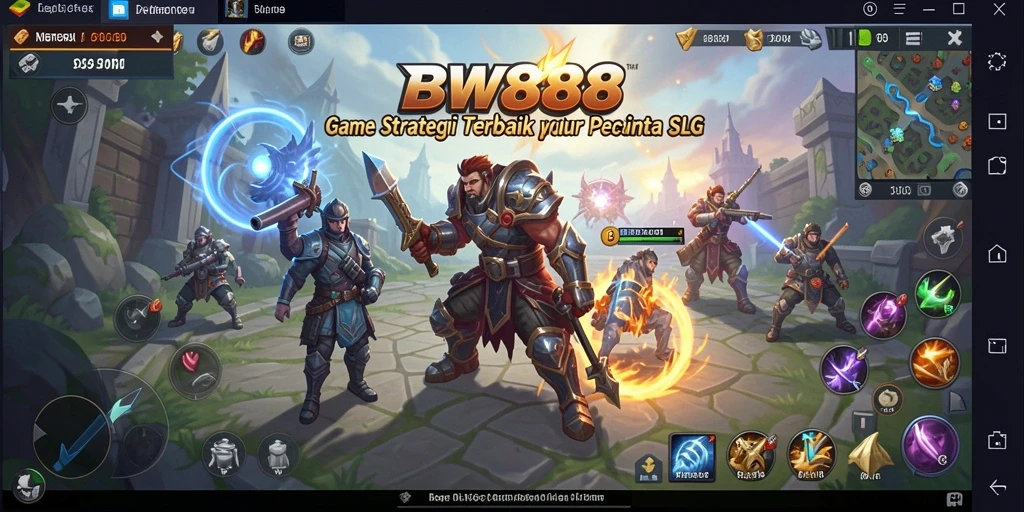 Tampilan menarik dari gameplay SLG BW888 yang seru.