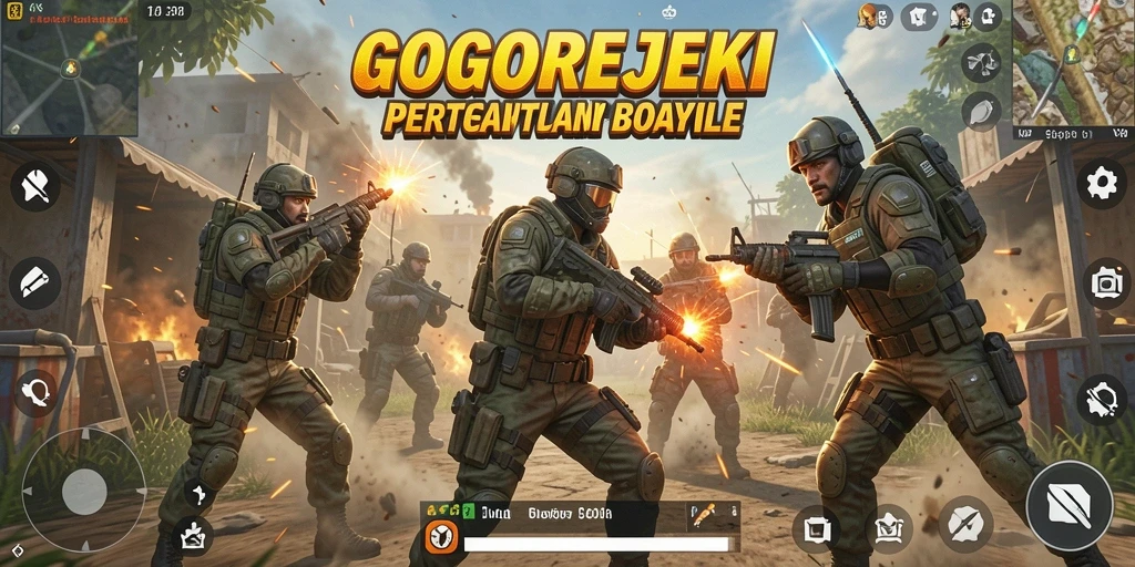 Gameplay seru GOGOREJEKI yang menghadirkan aksi Battle Royale.