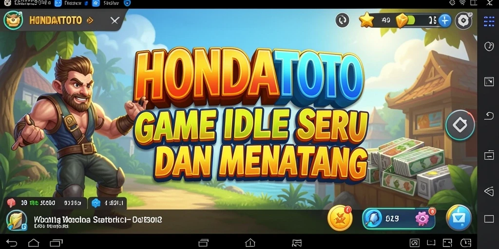 Tampilan gameplay HONDATOTO yang seru dan menantang.