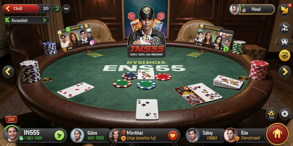 Gameplay menarik dan seru di INS55, nikmati pengalaman poker yang mendebarkan.