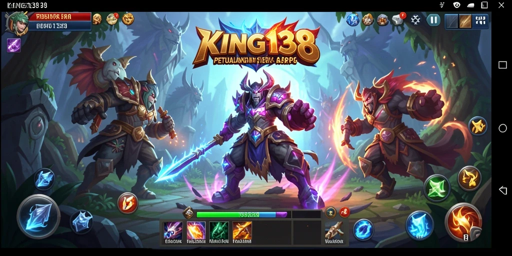 Tampilan aksi seru dalam dunia petualangan ARPG KING138.
