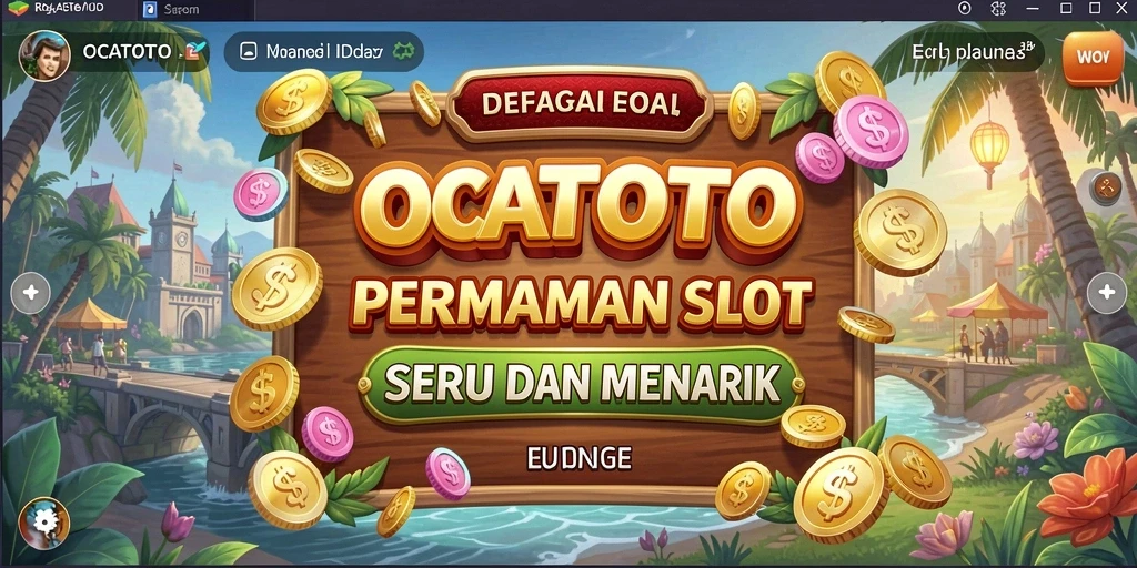 Tampilan menarik dari gameplay Slot OCATOTO yang mengasyikkan.