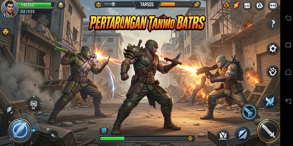 Tampilkan karakter bertarung dalam aksi mengagumkan di TAR555.