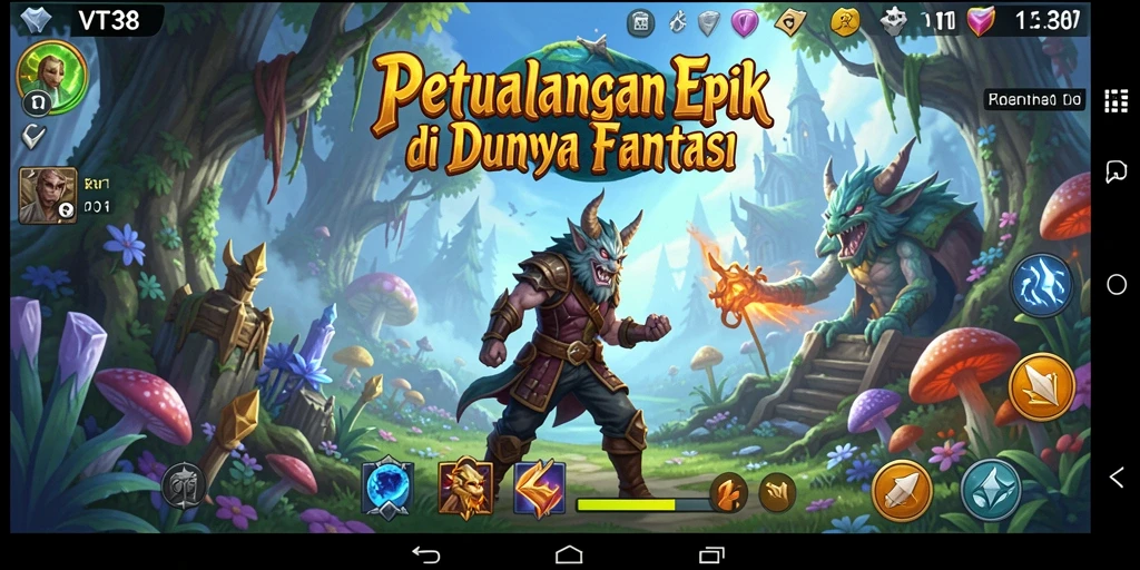 Gameplay menarik dan seru di dunia RPG VT38.